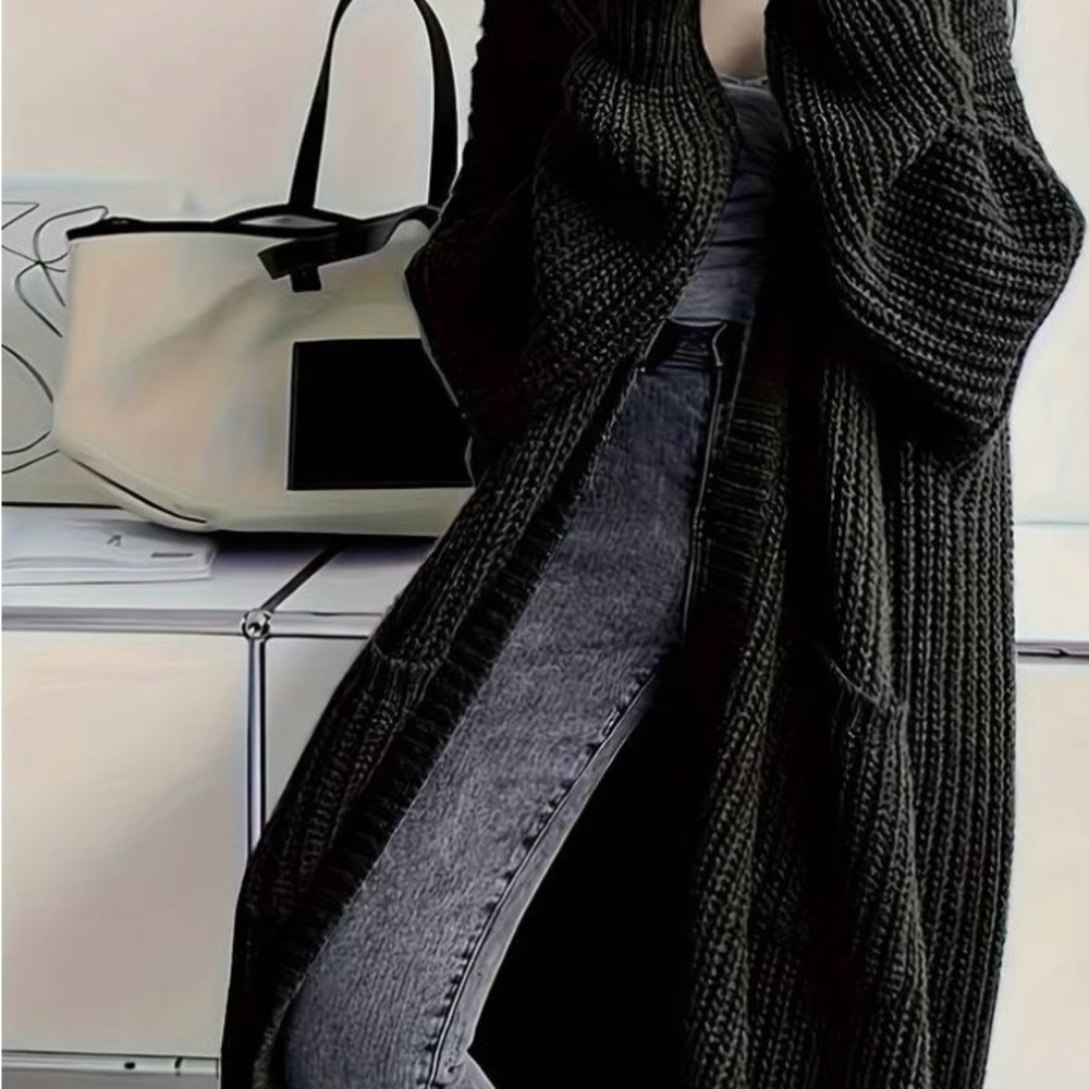 Naked Hanger Oversized Thick Cardigan.